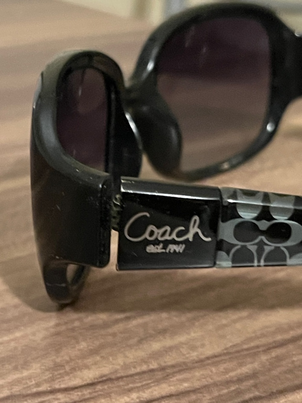 Coach Black Oversized Sunglasses - Picture 9 of 13